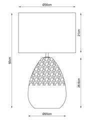 Smoke Grey Isla Large Table Lamp - Image 8 of 8