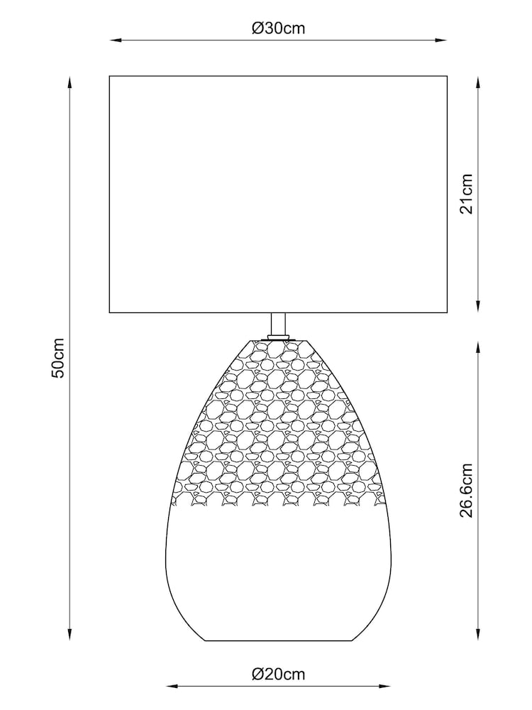 Smoke Grey Isla Large Table Lamp - Image 8 of 8