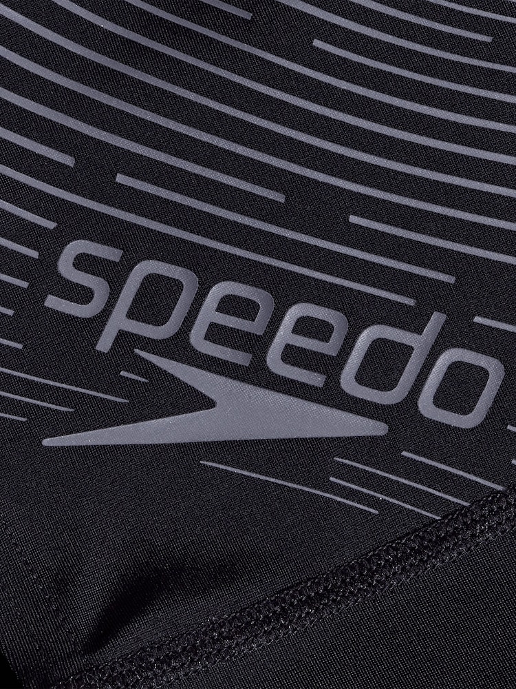 Speedo Boys Medley Logo Jammer Black Swim Shorts - Image 5 of 5