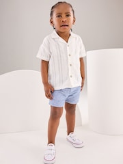 Chambray Blue Chinos Shorts (3mths-7yrs) - Image 2 of 7