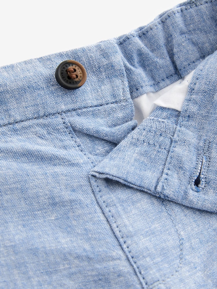 Chambray Blue Chinos Shorts (3mths-7yrs) - Image 7 of 7