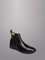 Charles Tyrwhitt Black Leather Chelsea Boots - Image 2 of 3