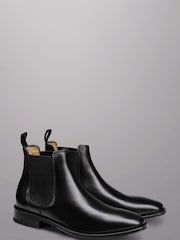 Charles Tyrwhitt Black Leather Chelsea Boots - Image 3 of 3