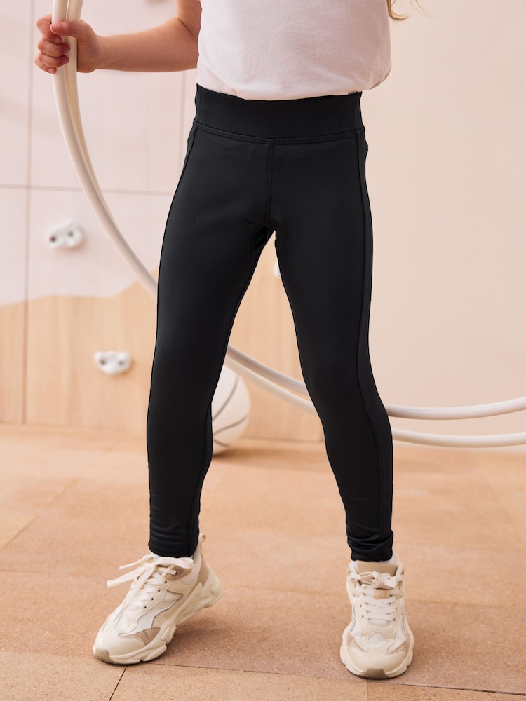 Black Sport Leggings (3-16yrs) - Image 1 of 6