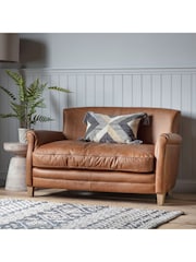Gallery Home Vintage Brown Mr Paddington Leather Sofa - Image 1 of 5