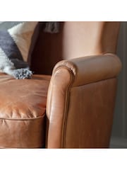 Gallery Home Vintage Brown Mr Paddington Leather Sofa - Image 4 of 5