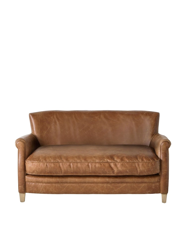 Gallery Home Vintage Brown Mr Paddington Leather Sofa - Image 5 of 5