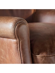 Gallery Home Vintage Brown Mr Paddington Leather Chair - Image 5 of 6