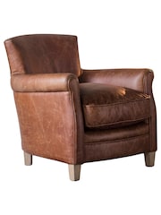 Gallery Home Vintage Brown Mr Paddington Leather Chair - Image 6 of 6