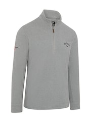 Callaway Apparel Grey Odyssey Birdseye Jacquard Pullover Jumper - Image 4 of 5