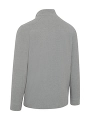 Callaway Apparel Grey Odyssey Birdseye Jacquard Pullover Jumper - Image 5 of 5