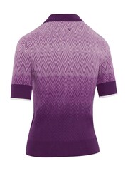 Callaway Apparel Purple Chev Gradient Sweater - Image 6 of 6