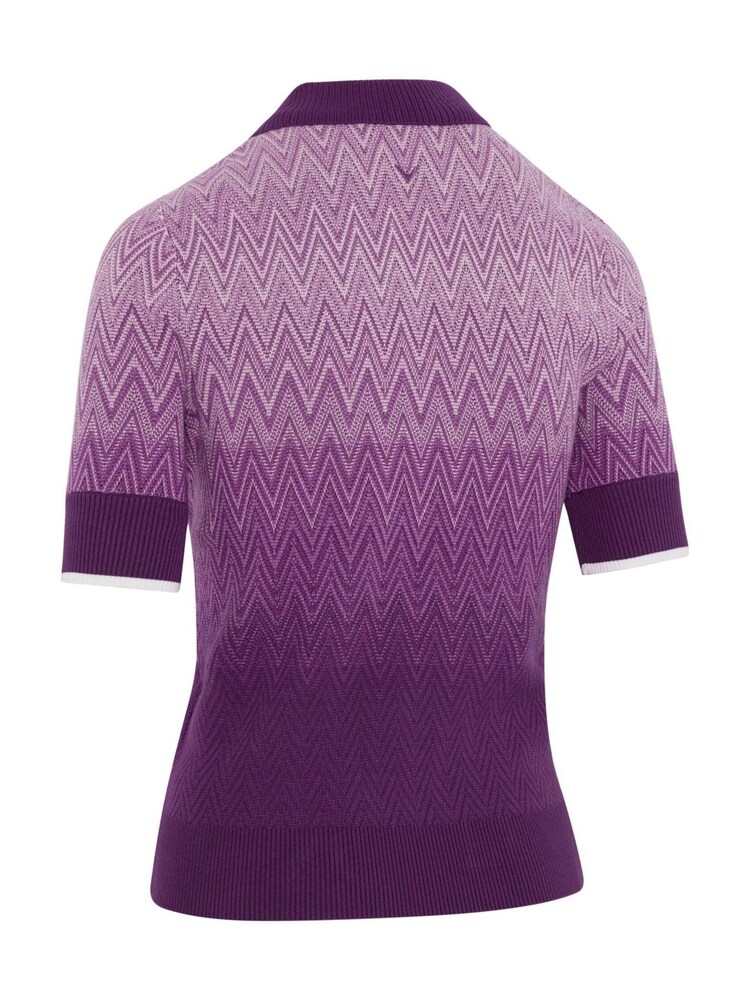 Callaway Apparel Purple Chev Gradient Sweater - Image 6 of 6 Callaway Apparel Purple Chev Gradient Sweater - Image 6 of 6