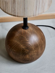 French Connection Wood Kinsha Floor Lamp - Image 4 of 5