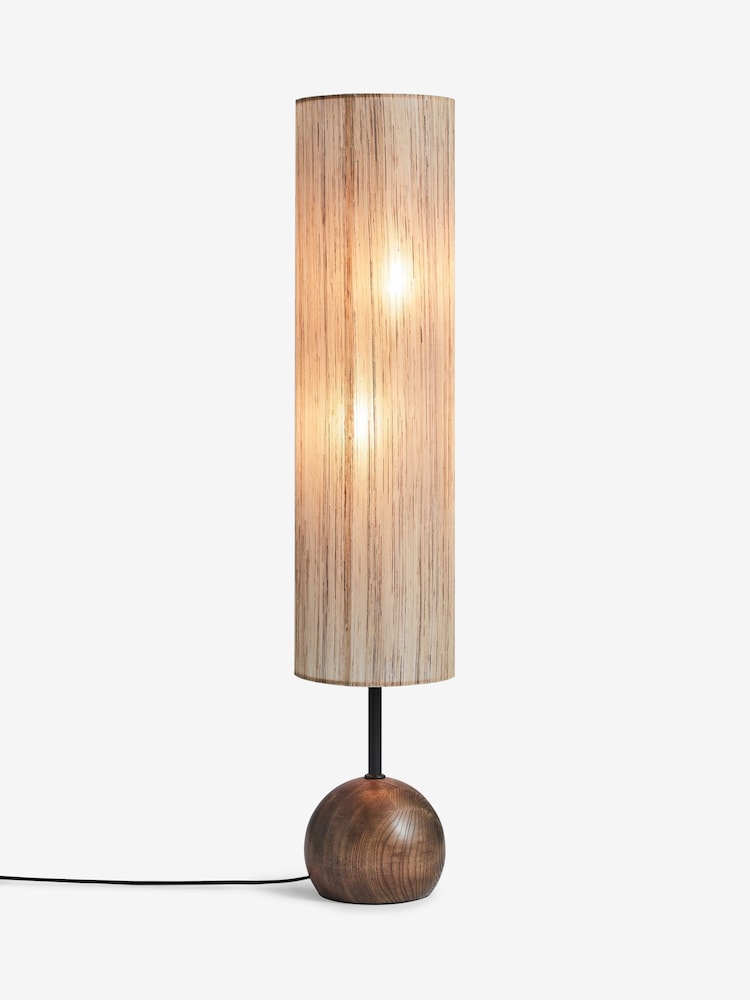 French Connection Wood Kinsha Floor Lamp - Image 5 of 5