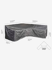 Pacific Grey Garden Breathable Rip Proof Trapeeze Aerocover Lounge Set - Image 1 of 3