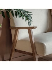 Gallery Home Natural Linen Cream Neyland 2 Seater Sofa - Image 2 of 3