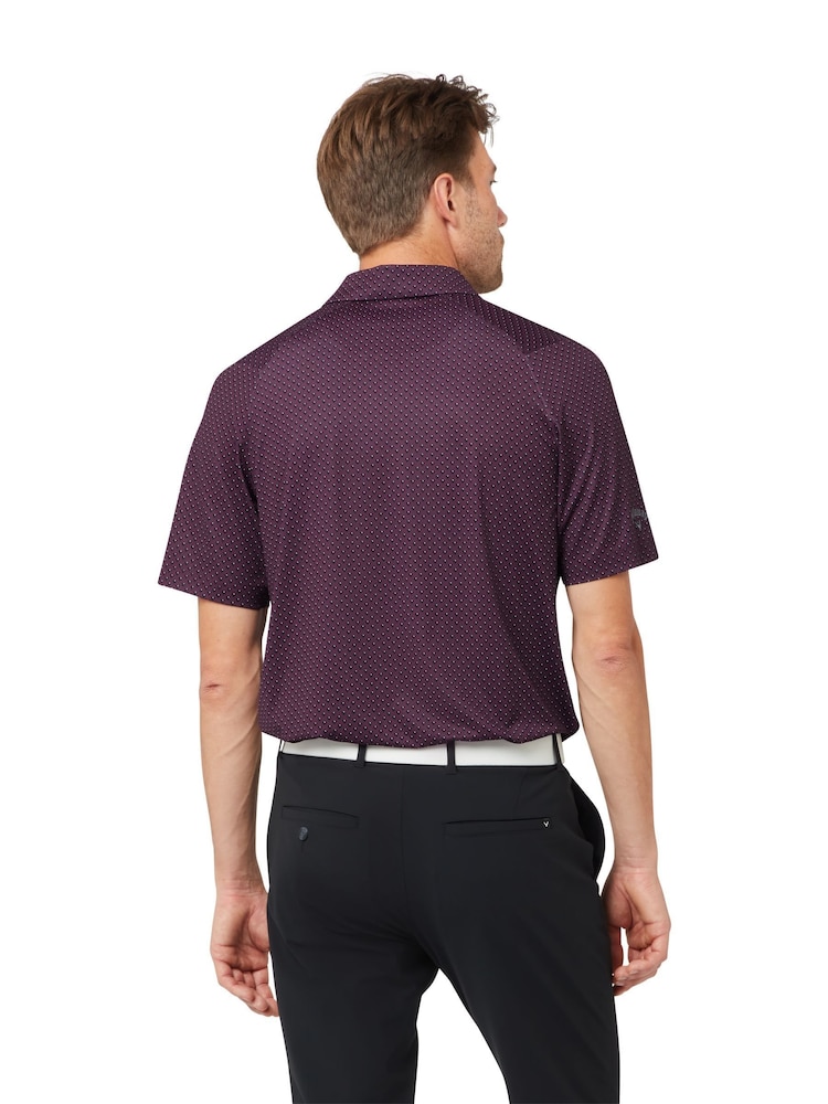 Callaway Apparel Purple Trademark Golf Polo Shirt - Kuva 2 / 5