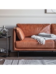 Gallery Home Brown Wigmore Leather Sofa - Image 2 of 3