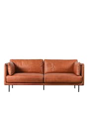 Gallery Home Brown Wigmore Leather Sofa - Image 3 of 3