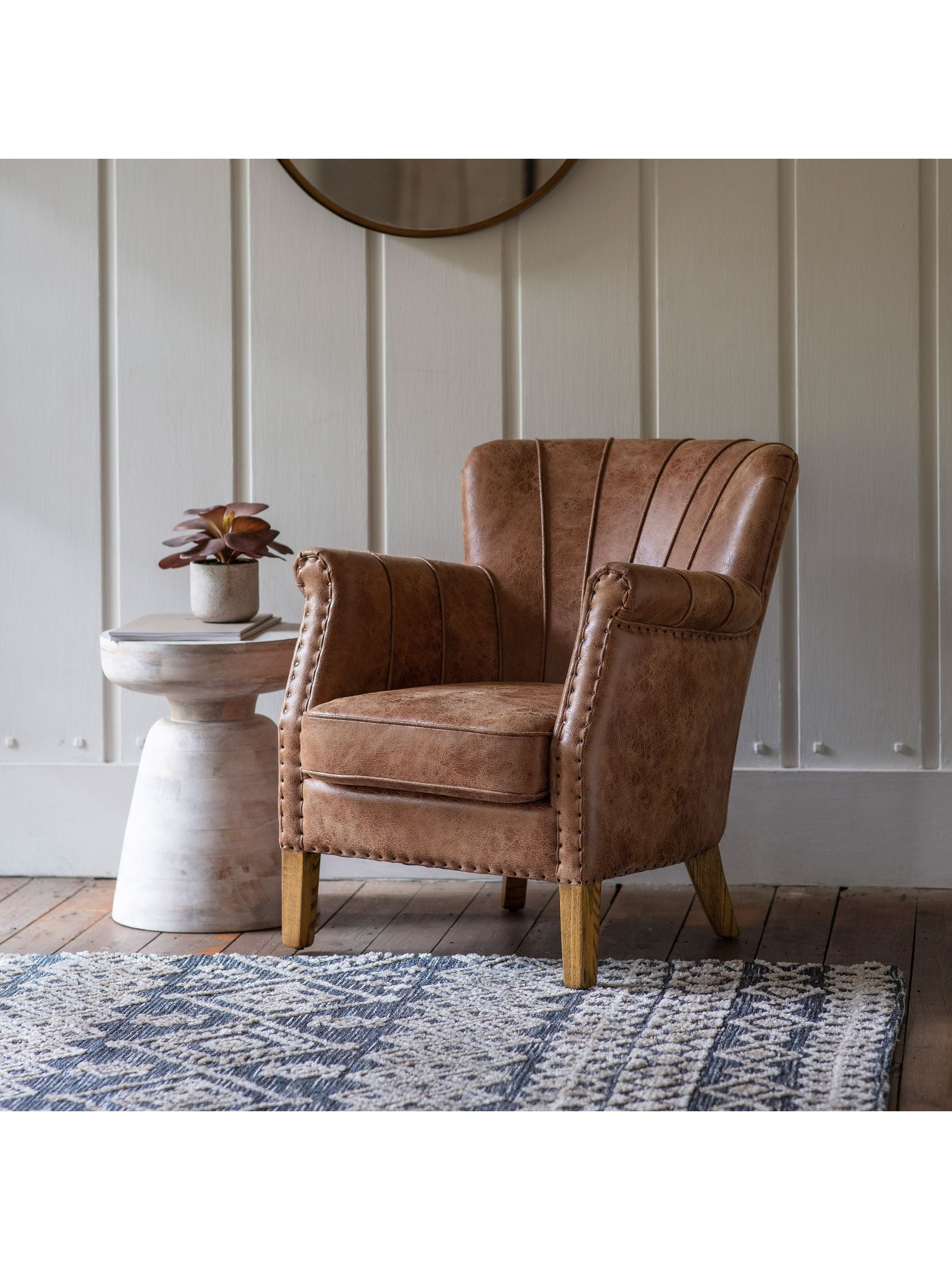 Next leather chair discount