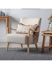 Gallery Home Natural Linen Cream Chedworth Armchair - Image 1 of 4