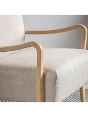 Gallery Home Natural Linen Cream Chedworth Armchair - Image 3 of 4