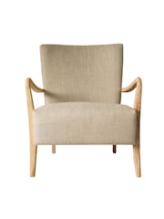 Gallery Home Natural Linen Cream Chedworth Armchair - Image 4 of 4