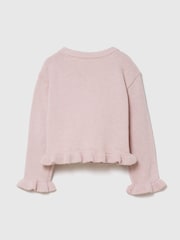 Gap Light Pink CashSoft Ruffle Cardigan (6mths-5yrs) - Image 2 of 2