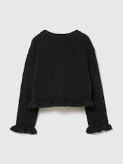 Gap Black CashSoft Ruffle Cardigan (6mths-5yrs) - Image 2 of 3