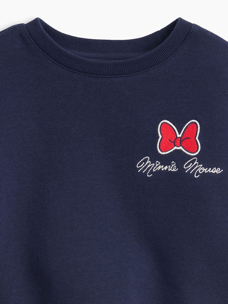 Gap Navy Minnie Mouse Vintage Soft Scalloped Sweat Set (6mths-5yrs) - Image 3 of 3 Gap Navy Minnie Mouse Vintage Soft Scalloped Sweat Set (6mths-5yrs) - Image 3 of 3