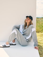 adidas Grey Laziday Tracksuit - Image 2 of 7