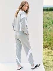 adidas Grey Laziday Tracksuit - Image 3 of 7