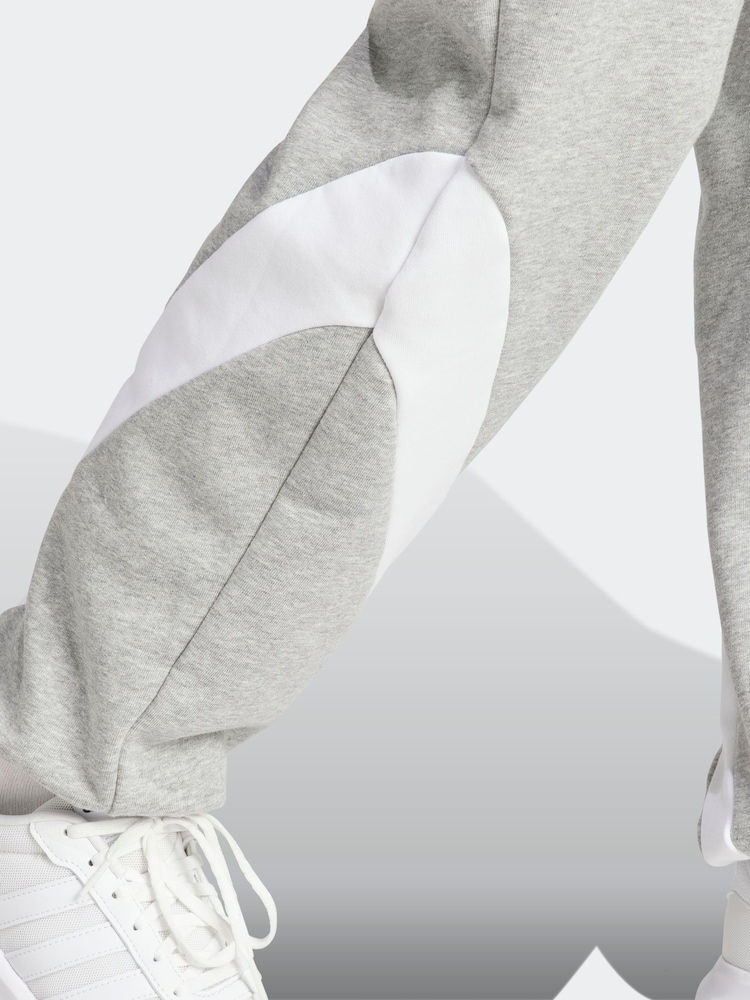 adidas Grey Laziday Tracksuit - Image 7 of 7