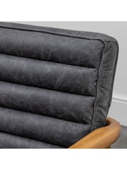 Gallery Home Antique Ebony Grey Datsun Armchair - Image 3 of 8