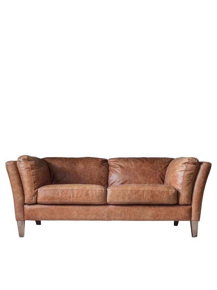 Gallery Home Brown Vintage Leather Ebury 2 Seater Sofa - Image 5 of 5