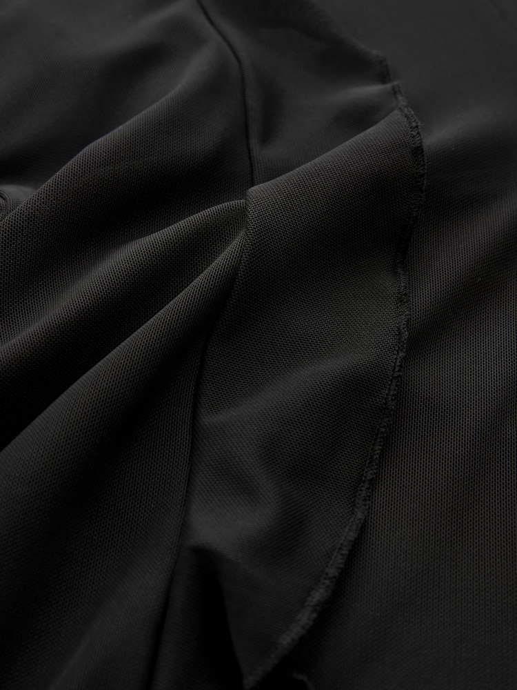 Black Ruffle Detail Dress - Image 7 of 7