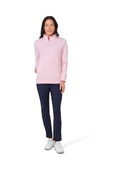 Callaway Apparel Pink 1/2 Zip Soft Touch Pullover Jumper - Bilde 3 av 5
