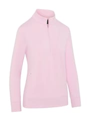 Callaway Apparel Pink 1/2 Zip Soft Touch Pullover Jumper - Bilde 4 av 5