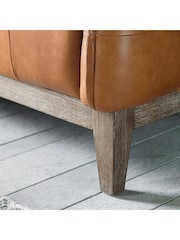 Gallery Home Brown Vintage Leather Ecclestone Sofa - Image 3 of 6