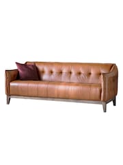 Gallery Home Brown Vintage Leather Ecclestone Sofa - Image 6 of 6