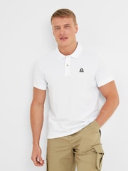 Tog 24 White Aketon 100% Cotton Polo Shirt - Image 1 of 7