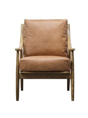 Gallery Home Brown Reliant Leather Armchair - Image 5 of 5