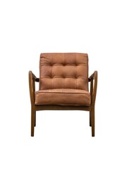 Gallery Home Vintage Brown Humber Leather Armchair - Image 1 of 6