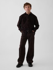 Gap Dark Brown Corduroy '90s Loose Jeans (5-13yrs) - Image 1 of 4