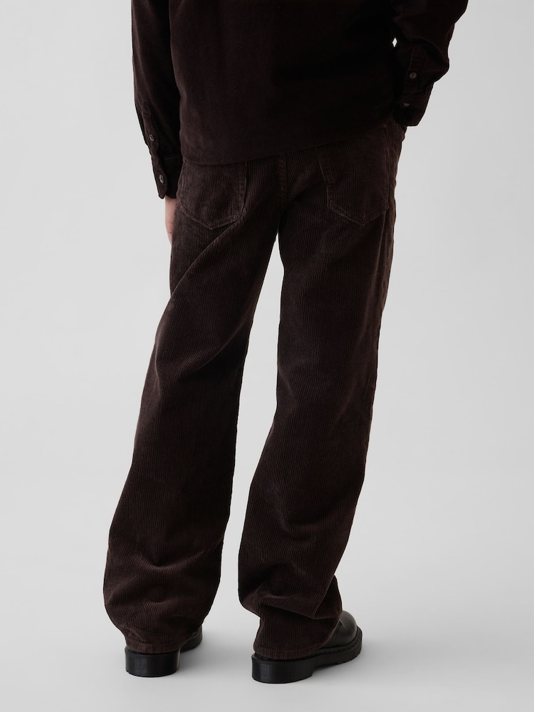 Gap Dark Brown Corduroy '90s Loose Jeans (5-13yrs) - Image 2 of 4