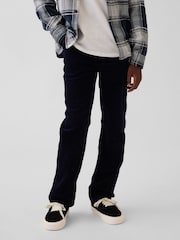 Gap Avslappnade raka manchesterjeans (6-13år) - Bild 1 av 6