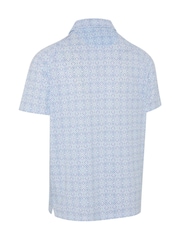 Callaway Apparel Fractal Chev Print White Polo Shirt - Slika 5 iz 5