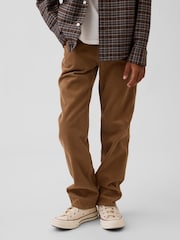 Solbrun - Gap Corduroy Relaxed Straight Jeans (6-13yrs) - Bilde 1 av 6