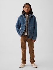 Solbrun - Gap Corduroy Relaxed Straight Jeans (6-13yrs) - Bilde 4 av 6